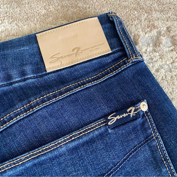 Seven7 Tummyless High Rise Skinny Jeans Dark Wash: 12 - Picture 12 of 12